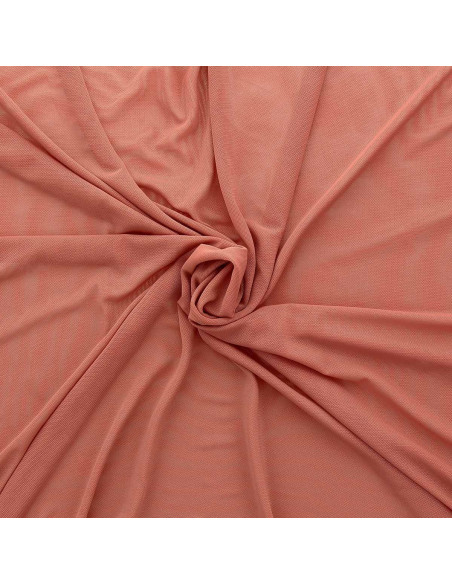 Tissu lingerie Powermesh - Vieux rose clair