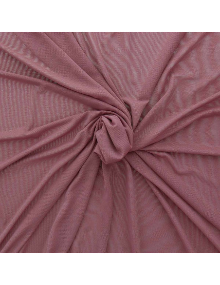 Tissu lingerie Powermesh - Mauve