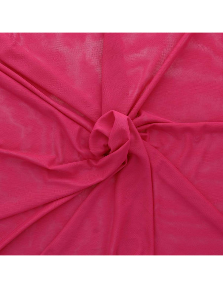 Tissu lingerie Powermesh - Fuchsia