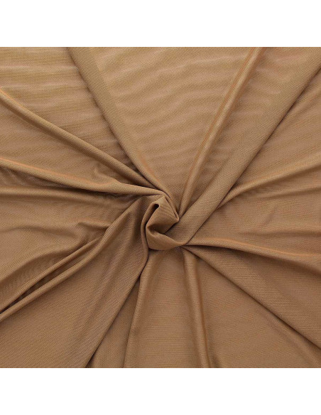 Tissu lingerie Powermesh - Taupe