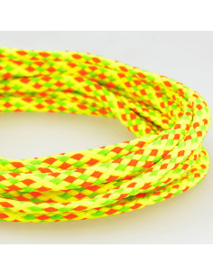 Cordelière plate anorak - Multicolore fluo