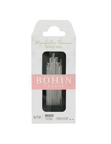 Aiguilles broderie Bohin - Assortiment 5/10