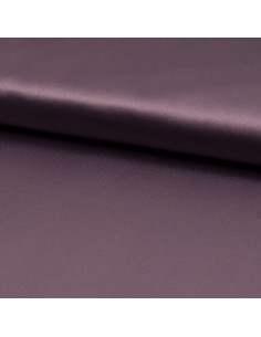 Tissu satin extensible - Mauve