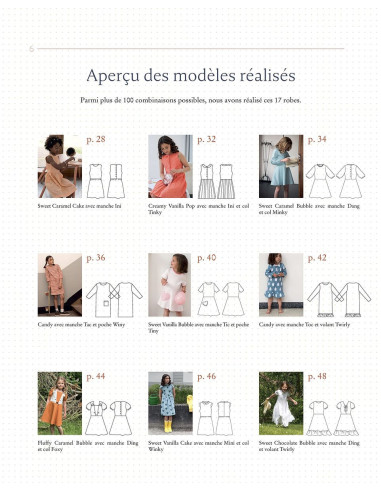 Livre 100 robes enfants - À partir de 10 patrons