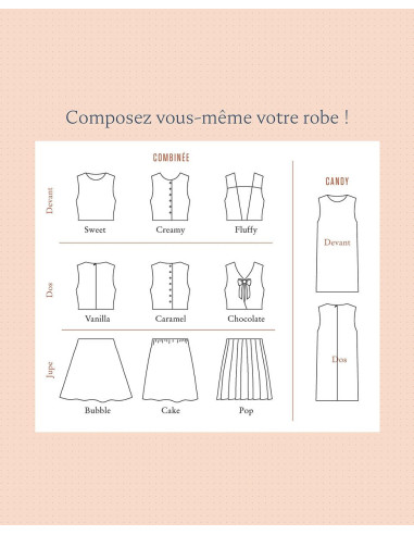 Livre 100 robes enfants - À partir de 10 patrons