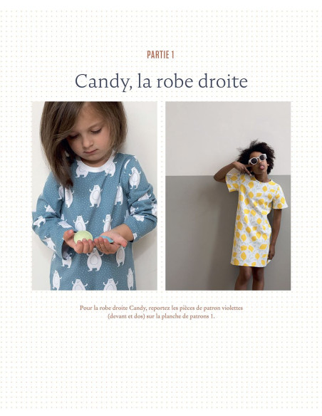 Livre 100 robes enfants - À partir de 10 patrons
