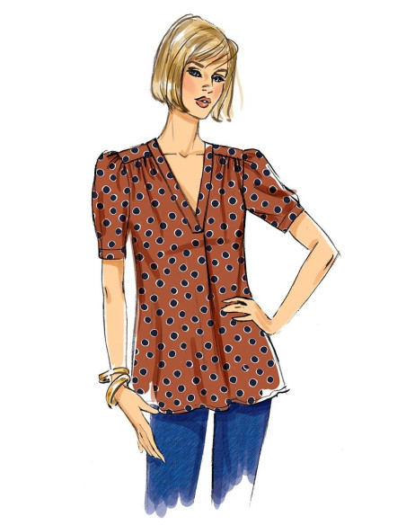 Patron de haut - Butterick 6855
