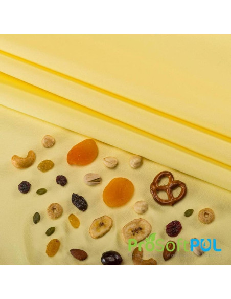 Tissu pul contact alimentaire ProSoft - Jaune layette