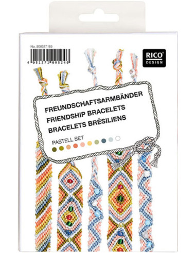Kit bracelet brésilien - Pastell Set