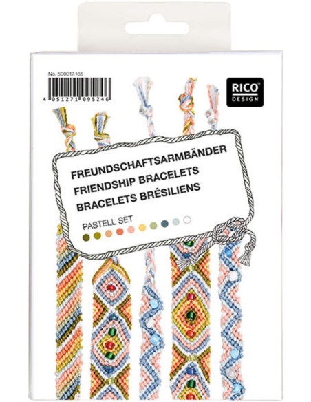 Kit bracelet brésilien - Pastell Set
