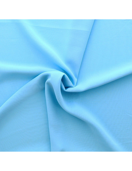 Tissu mousseline - Bleu layette