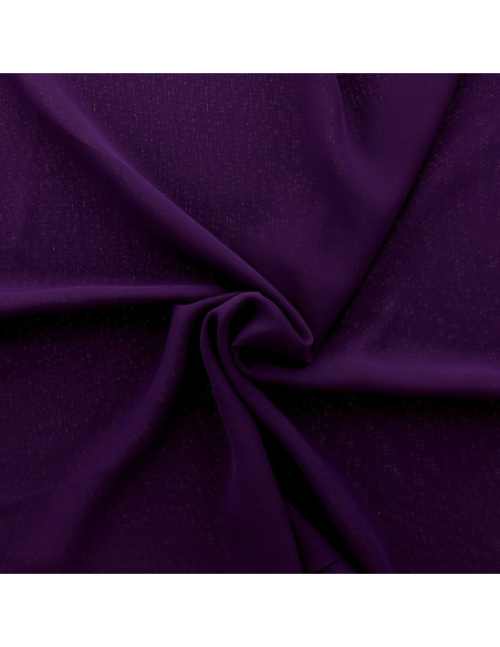 Tissu mousseline - Violet
