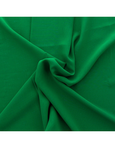 Tissu mousseline - Vert herbe