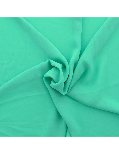 Tissu mousseline - Vert menthe