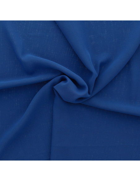 Tissu mousseline - Bleu