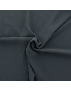 Tissu mousseline - Gris foncé