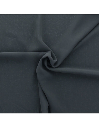 Tissu mousseline - Gris foncé