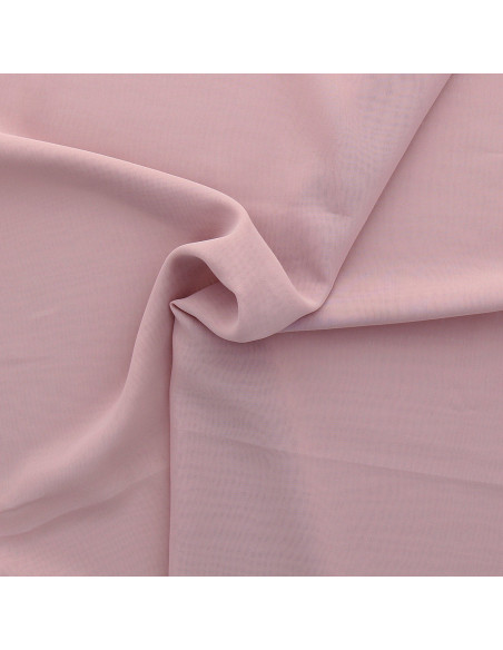 Tissu mousseline - Vieux rose clair
