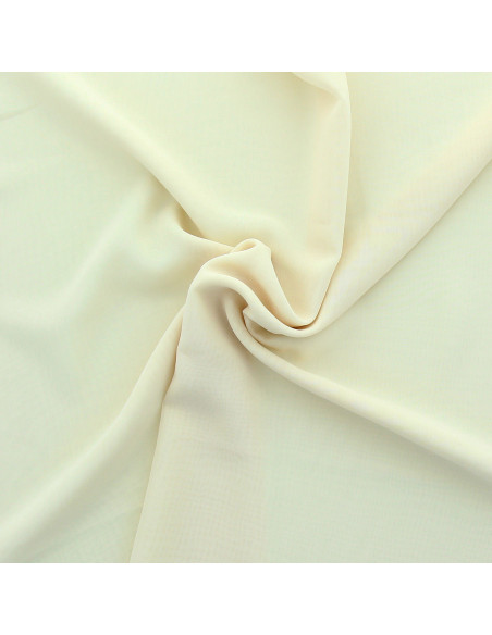 Tissu mousseline - Champagne