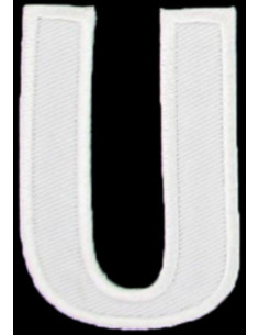 Écusson thermocollant lettre U