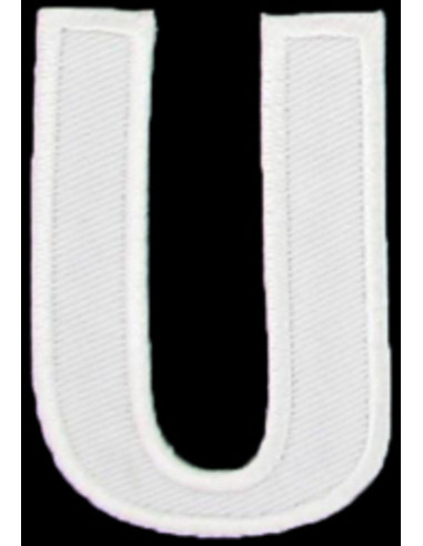Écusson thermocollant lettre U