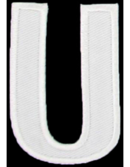 Écusson thermocollant lettre U