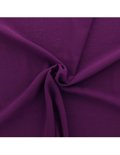 Tissu mousseline - Cassis
