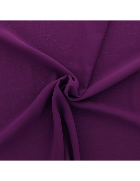 Tissu mousseline - Cassis