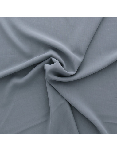 Tissu mousseline - Gris argent
