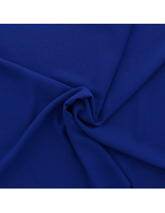 Tissu mousseline - Bleu roi