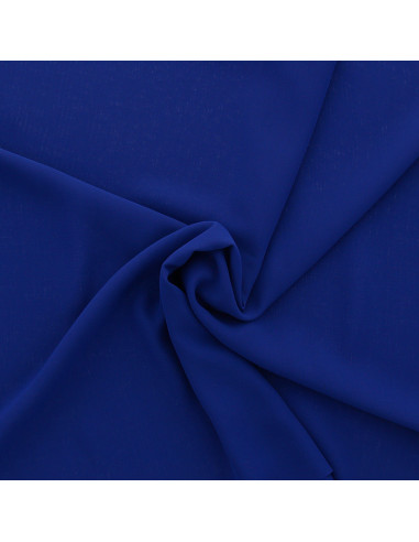 Tissu mousseline - Bleu roi