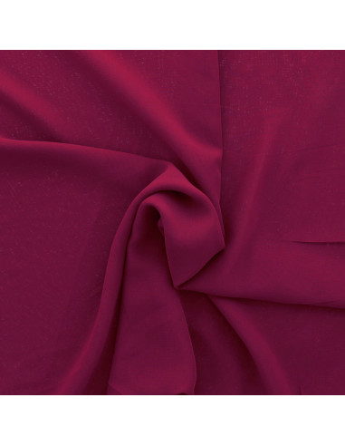 Tissu mousseline - Lie de vin