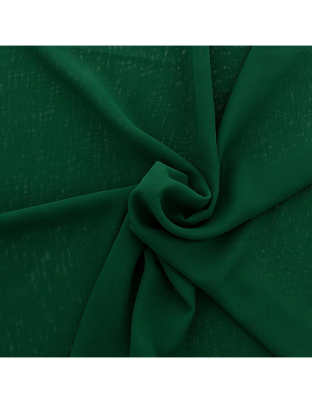 Tissu mousseline - Vert foncé