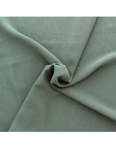 Tissu mousseline - Vert de gris