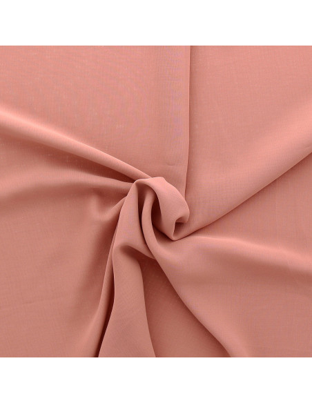 Tissu mousseline - Vieux rose foncé