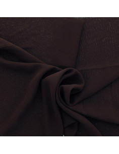 Tissu mousseline - Marron