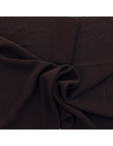 Tissu mousseline - Marron