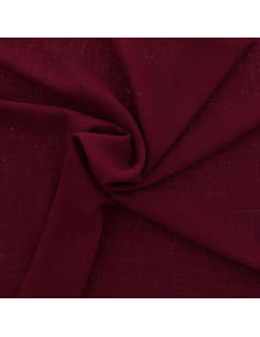 Tissu mousseline - Bordeaux
