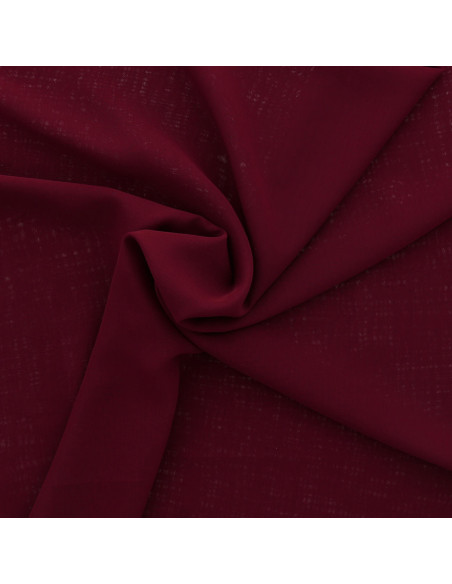 Tissu mousseline - Bordeaux