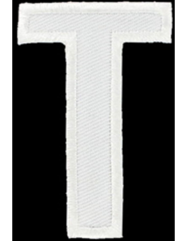 Écusson thermocollant lettre T