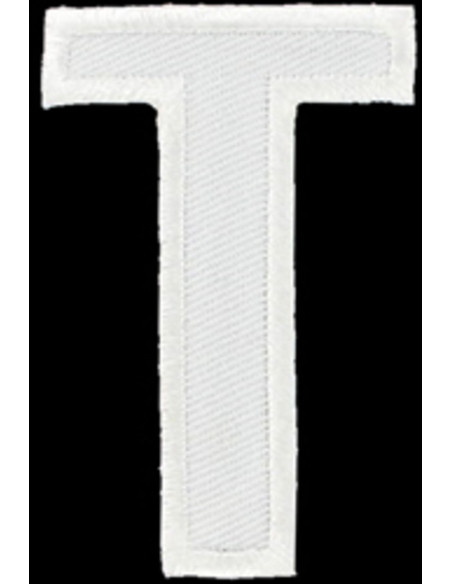 Écusson thermocollant lettre T