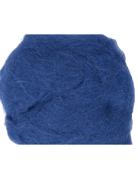 Laine à feutrer - Bleu foncé
