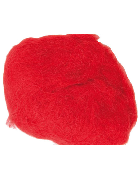 Laine à feutrer - Rouge