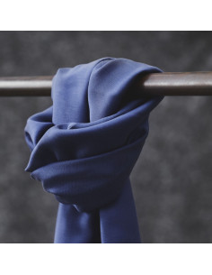 Tissu tencel Smooth Drape Twill - Bleu 2
