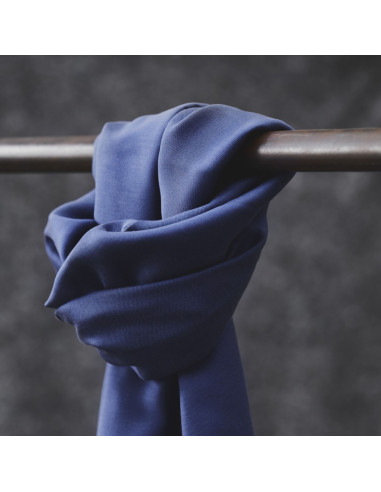 Tissu tencel Smooth Drape Twill - Bleu