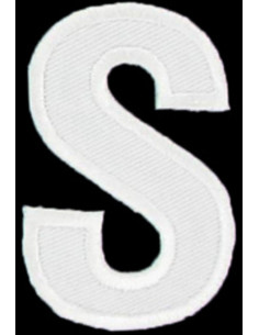 Écusson thermocollant lettre S