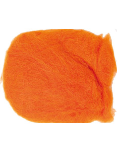 Laine à feutrer - Orange