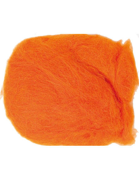 Laine à feutrer - Orange
