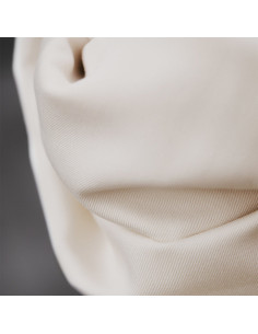 Tissu tencel Smooth Drape Twill - Blanc