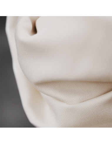 Tissu tencel Smooth Drape Twill - Blanc